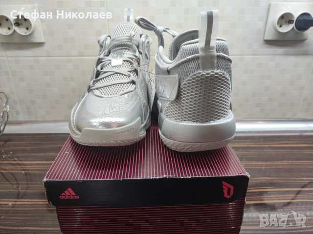 Мъжки баскетболни обувки Adidas DAME 7 EXTPLY ,размер 46, снимка 3 - Маратонки - 43953385