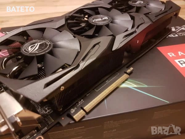 ASUS ROG STRIX Radeon RX 580 O8G GAMING, снимка 3 - Видеокарти - 51660510