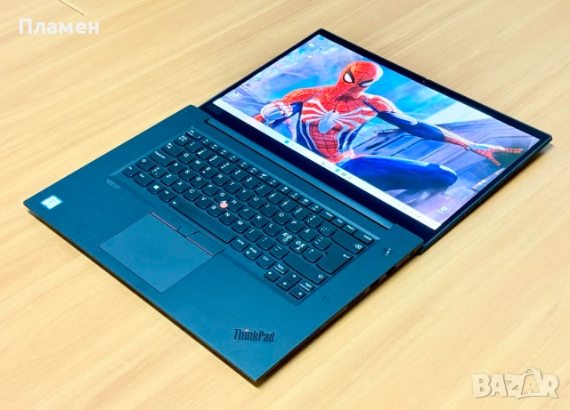 15.6" 4K OLED Touch/i7-9850H/16GB DDR4/256GB SSD/Lenovo X1 Extreme 2, снимка 5 - Лаптопи за работа - 52886252