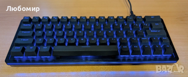 Механична клавиатура Mountain Everest 60 RGB с Linear 45 Speed суичове, снимка 3 - Клавиатури и мишки - 51635025