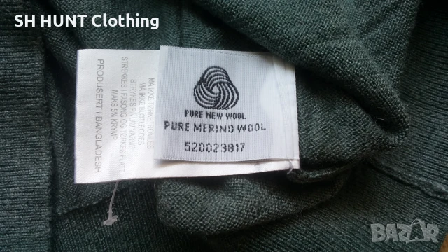 MARIO CONTI BERTO 100% Merino Wool размер L / XL блуза 100% Мерино Вълна - 1280, снимка 9 - Пуловери - 51133147