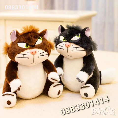 Котка Луцифер Плюшен котарак , снимка 6 - Плюшени играчки - 44897039