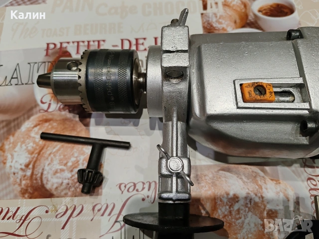 Елпром БЗ-16А двускоростна бормашина, снимка 2 - Бормашини - 52204095