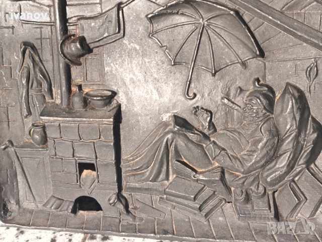 Чугунено пано- картина , снимка 5 - Антикварни и старинни предмети - 51862995