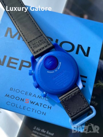 Мъжки часовник OMEGAxSwatch MISSION TO NEPTUNE с кварцов механизъм, снимка 9 - Мъжки - 37005271