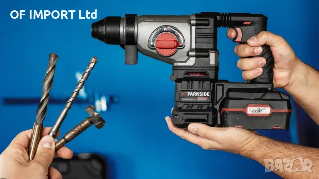 НОВО Акумулаторен Безчетков Перфоратор PARKSIDE Performance PKHAP 20-Li B2, снимка 7 - Бормашини - 47687330