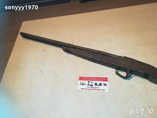 пушка антика-метал/дърво 78см 1704212003, снимка 2 - Антикварни и старинни предмети - 32586185