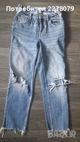 Дамски дънки MNG с висока талия