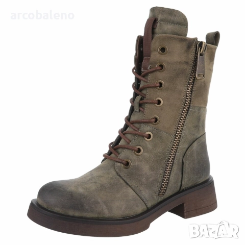 Дамски боти с връзки, 6цвята , снимка 15 - Дамски боти - 51763003