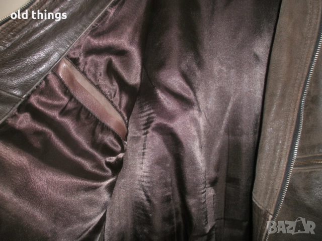Мъжко кожено яке,естествена кожа,зимно, снимка 2 - Якета - 51760085