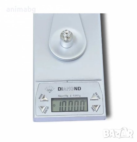 ANIMABG Златарска бижутерска електронна везна от 0,001g до 10g кантарче за прецизни измервания, снимка 4 - Друга електроника - 44066069