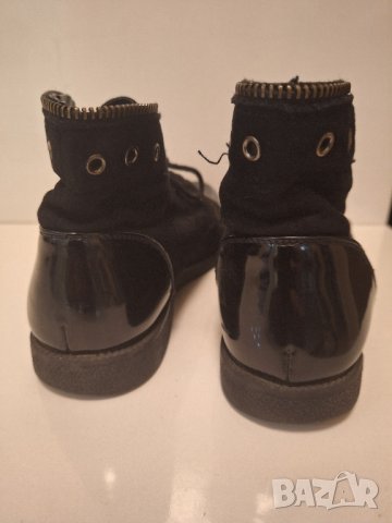 Черни дамски боти,номер 38, снимка 3 - Дамски боти - 43188420