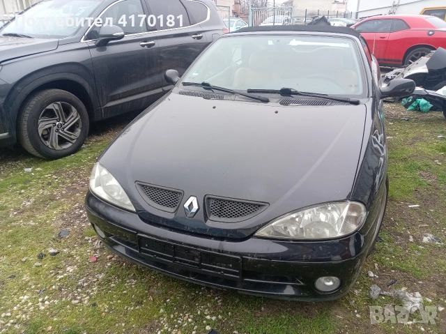 Рено меган кабрио 1.6.16в топ, снимка 3 - Автомобили и джипове - 53288382