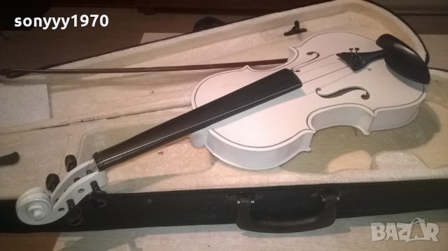 *БЯЛА ЦИГУЛКА С ЛЪК-ВНОС ШВЕЦИЯ, снимка 4 - Струнни инструменти - 27641382