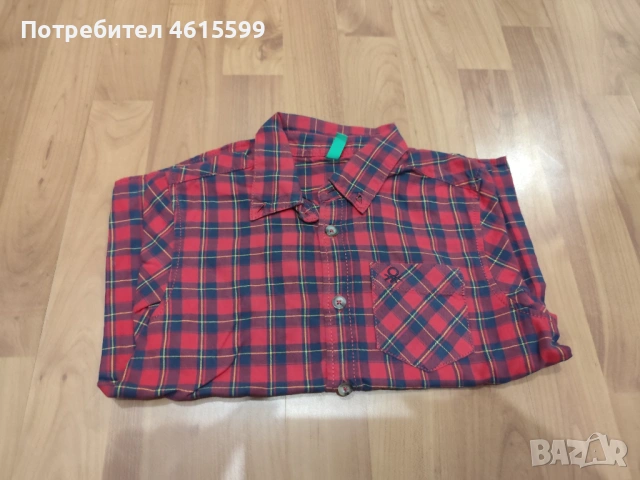 ризка на Benetton , снимка 2 - Детски ризи - 53597578