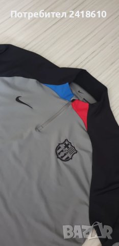 Nike Dri - Fit FC Barcelona 3/4 Full Zip Slim Fit Strike Mens Size 2XL НОВО! ОРИГИНАЛ! Мъжко Горнище, снимка 10 - Спортни дрехи, екипи - 50567056