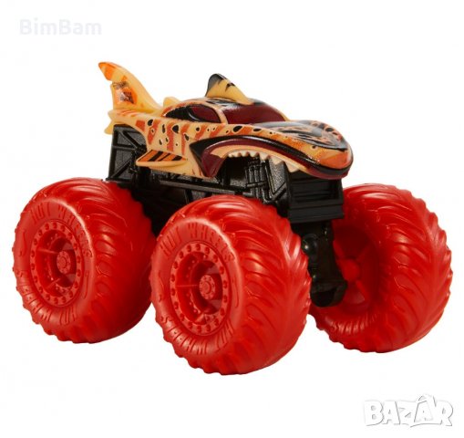 Камион изненада Hot Wheels Monster Trucks Color Reveal с магическа трансформация, снимка 13 - Коли, камиони, мотори, писти - 38239508