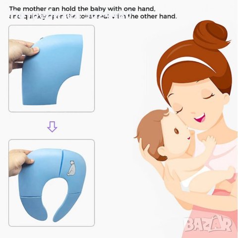 Адаптер за тоалетна чиния за деца, снимка 12 - Други стоки за дома - 43128155