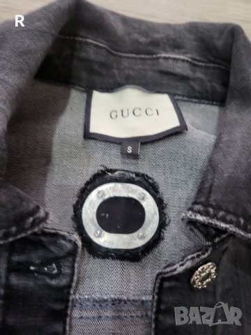 Гучи дънково яке , снимка 5 - Якета - 43140513