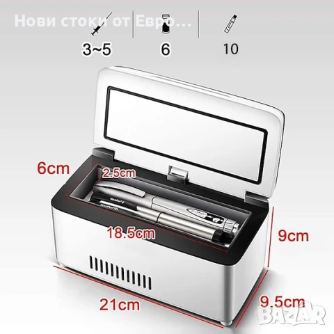 Преносимият инсулинов хладилник, снимка 6 - Хладилници - 50807959