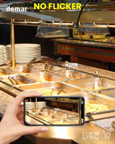 BrightArk Лампи за Храна: 500W, 240v J118 R7S, Безопасни, 4бр., снимка 5 - Други - 49809921