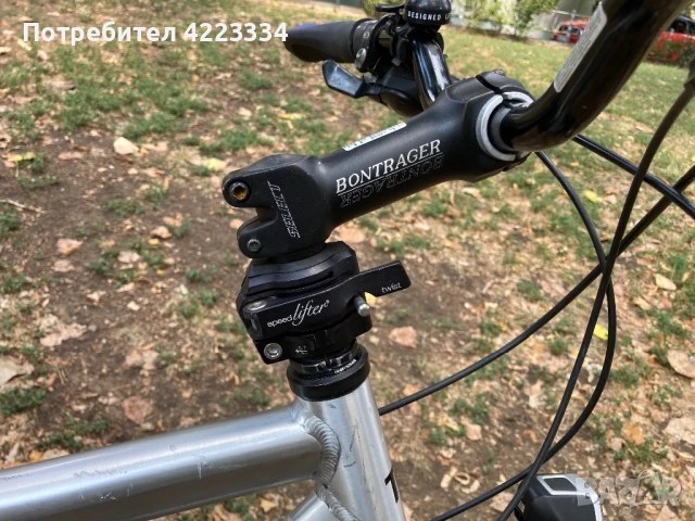 Алуминиев Градски Велосипед Колело TOUR DE SWISS малко употребяван, снимка 4 - Велосипеди - 51070081