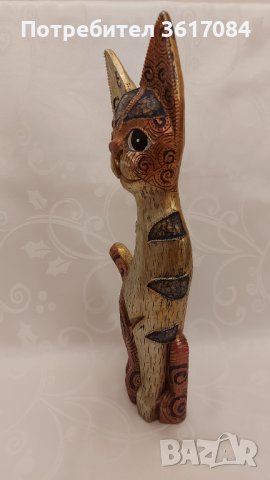 Декоративна арт фигура на котка, коте, декорация, снимка 5 - Статуетки - 39388737