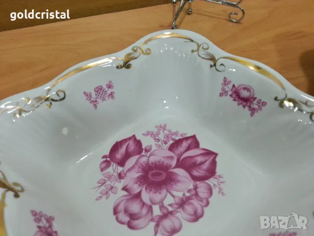 Стар руски порцелан купа , снимка 4 - Антикварни и старинни предмети - 49794329