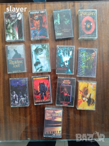 Лот аудио касети Napalm Death,King Diamond,Bolt,Dismember,Paradise Lost, снимка 2 - Аудио касети - 53083844
