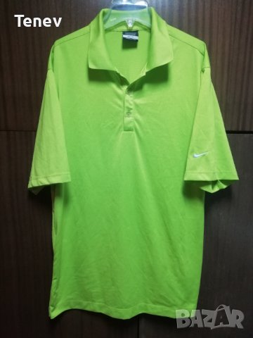 Nike Golf Dri-Fit Polo оригинална мъжка тениска фланелка размер L, снимка 1 - Тениски - 43281674