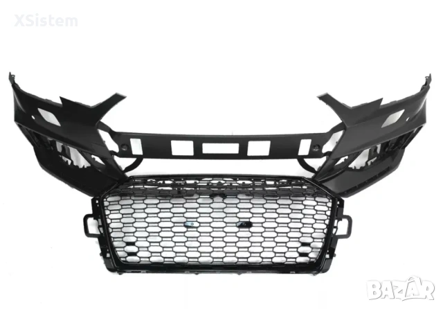 AUDI 17-19 A4 B9, решетка в предна броня в стил RS4