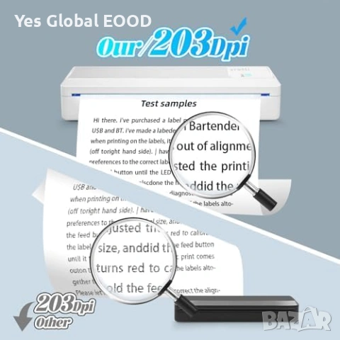 vretti P83 мобилен A4 термален принтер за Android и iOS, снимка 6 - Друга електроника - 53335575