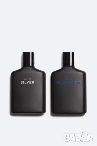 Комплект два Мъжки парфюма Zara - SILVER 100 ml. + BLUE SPIRIT 100 ml., снимка 1