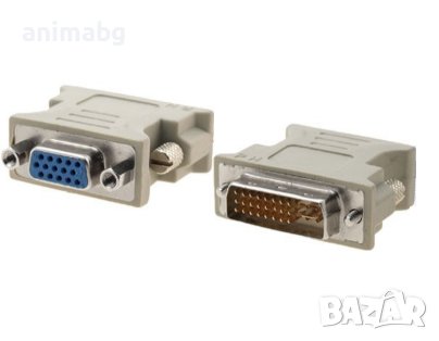 ANIMABG Преходник DVI към VGA, снимка 4 - Части и Платки - 43845517