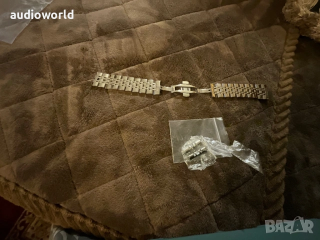 3 бр 24мм каишки за часовник, меш, кожа и верига, снимка 12 - Мъжки - 53397137