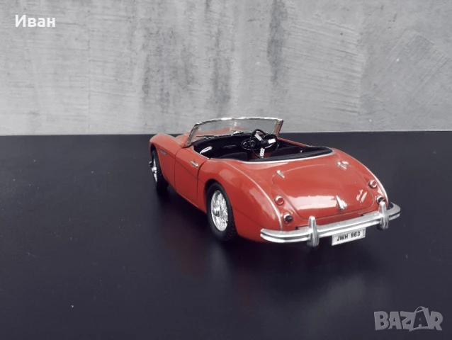 Колекционерска метална количка Austin-Healey 3000 Mark II 1:18, снимка 3 - Колекции - 51062972