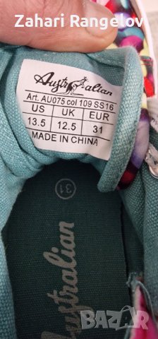 Маратонки-Високи Кецове Australian 31 номер, снимка 4 - Детски маратонки - 43230177