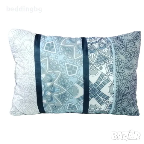 Прошита Висока Възглавница 50x70 см – Полиестерна Вата и Силиконови Влакна – Българско Производство