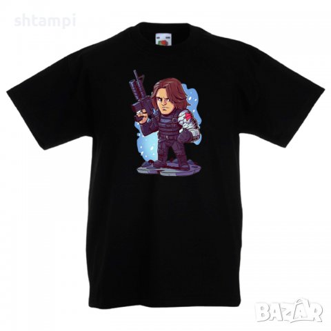 Детска тениска Marvel Winter Soldier Игра,Изненада,Подарък,Геймър,, снимка 2 - Детски Блузи и туники - 36738500