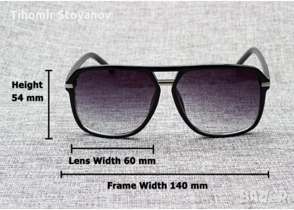 Мъжки слънчеви очила в квадратен стил New 2021, снимка 3 - Слънчеви и диоптрични очила - 32464811