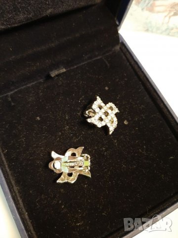Swarovski обеци с клипси, снимка 2 - Обеци - 38880660