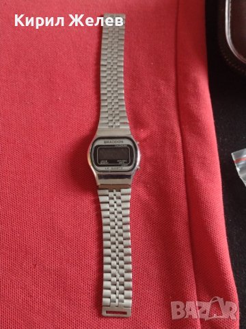 Ретро модел електронен часовник рядък BRADDON LC QUARTZ за КОЛЕКЦИОНЕРИ 41709, снимка 4 - Антикварни и старинни предмети - 43785907