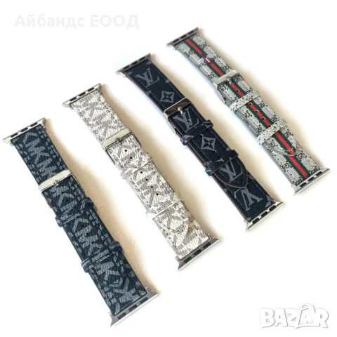 Каишкa от ЕКО кожа Gucci за Apple Watch ULTRA/SE/11/10/9/8/7/6/5, снимка 8 - Каишки за часовници - 51132994