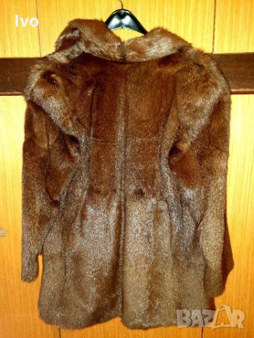 Палто от мурмел - естествена кожа, снимка 2 - Палта, манта - 27888488