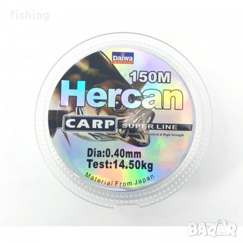 Корда Daiwa Hercan Carp 150м, снимка 3 - Такъми - 25540406