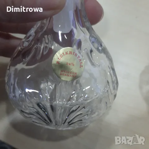 Оловен кристал винтидж парфюмни шишенца, снимка 9 - Антикварни и старинни предмети - 47934292