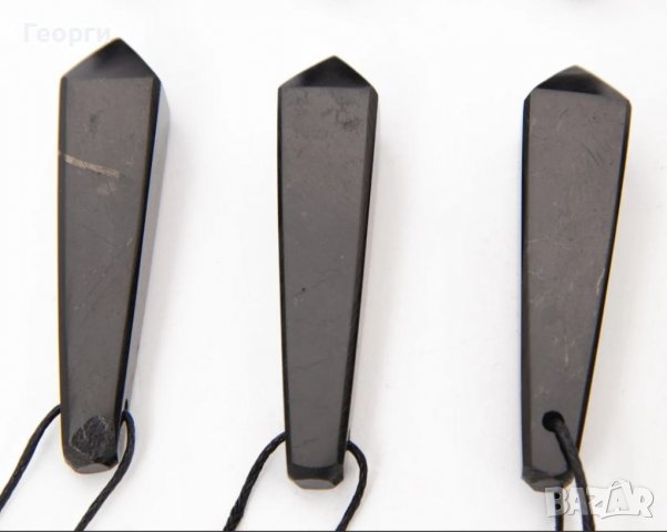 Висулка от лечебен Шунгит, снимка 4 - Колиета, медальони, синджири - 37787512