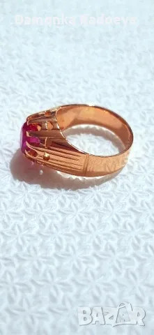 СССР златен пръстен проба 583, снимка 7 - Пръстени - 48707356