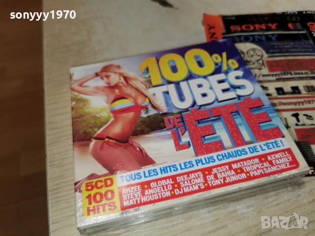 5CD 100 HITS-ВНОС FRANCE-5 ДИСКА ЗА 45ЛВ КОЛЕДНО 1912251013, снимка 13 - CD дискове - 52845277