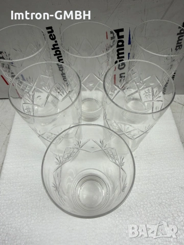 К-Т Кристални чаши за вода или безалкохолни напитки, снимка 3 - Сервизи - 53228241